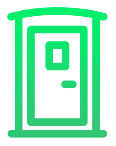 Baño químico icono